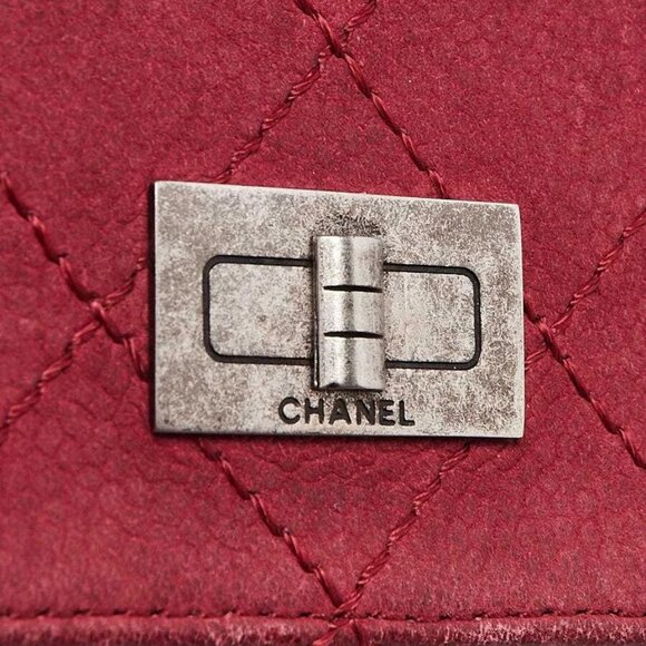 Chanel Red Quilted Matte Caviar Leather 2.55 Reissue WOC Clutch Bag - Picture 5 of 12